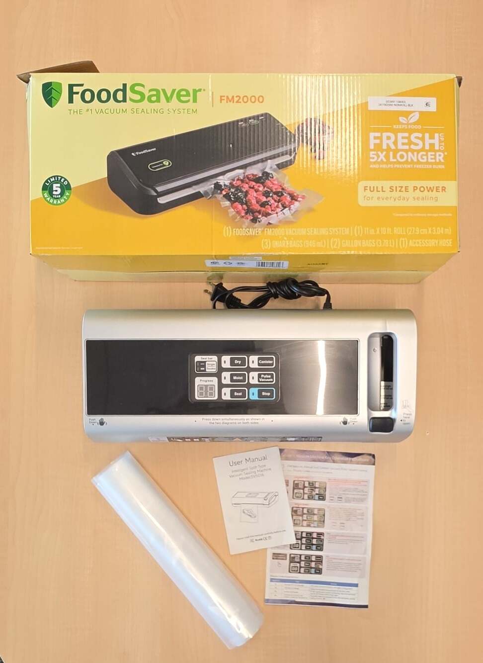 FoodSaver FM2000 Vacuum Sealing System Tested & Works!